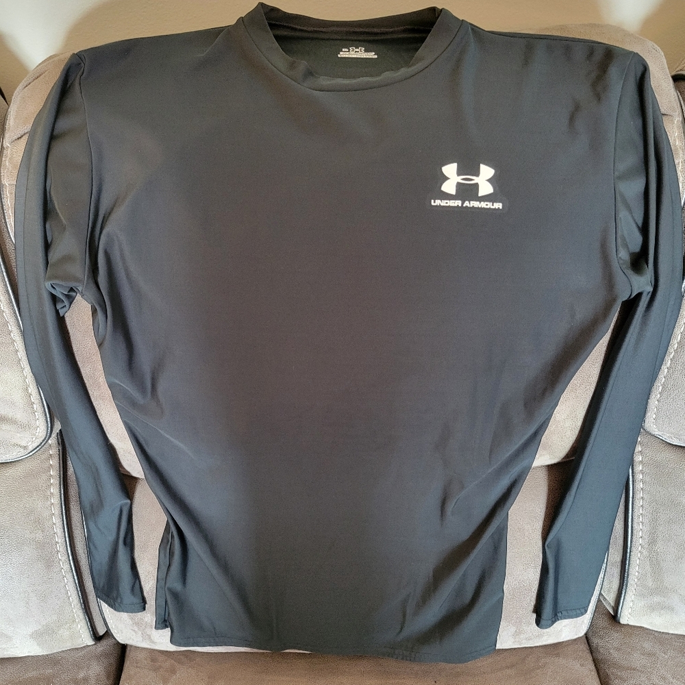 Under Armour Gray Performance Jacket with Crew Neck